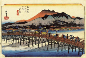 京師 三条大橋｜東海道五十三次｜知足美術館
