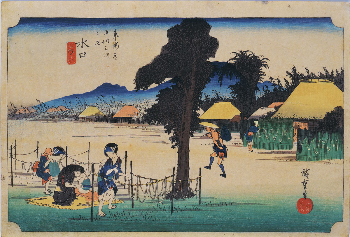 東海道53次しゃれ小紋正絹 【公式通販】