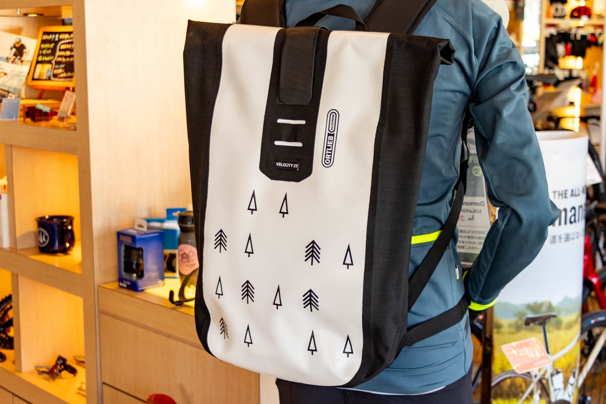 雨の日でも安心！防水性抜群のバックパックORTLIEB ヴェロシティ