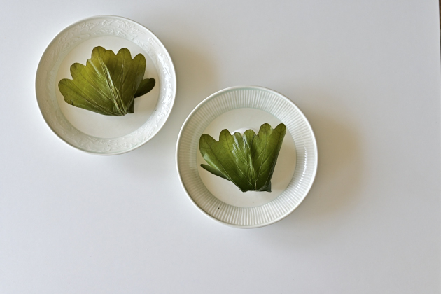 阿部春弥・みか 白磁しのぎ5.5寸皿