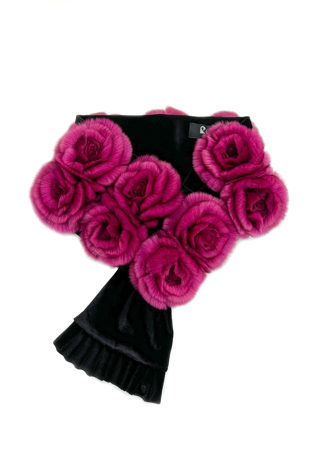 レッキスファー ローズ・ベルベットマフラー – CHIE IMAI GROUP