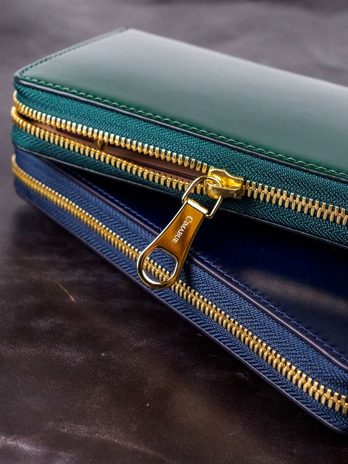 アニリンコードバン RFロングウォレット（ラウンドファスナー長財布