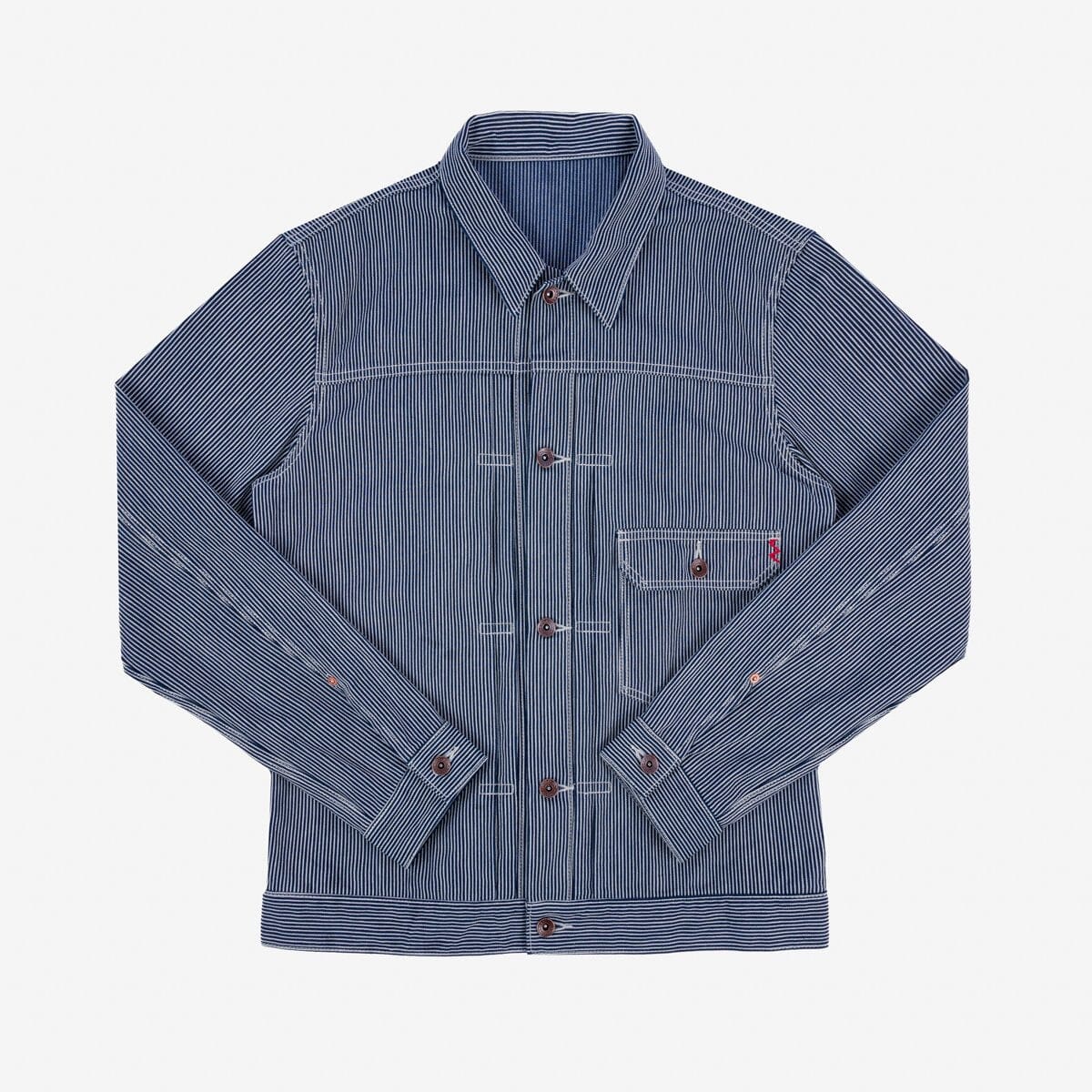 Iron heart - IHJ-141-IND - 10.5oz Narrow Stripe Hickory Type 1