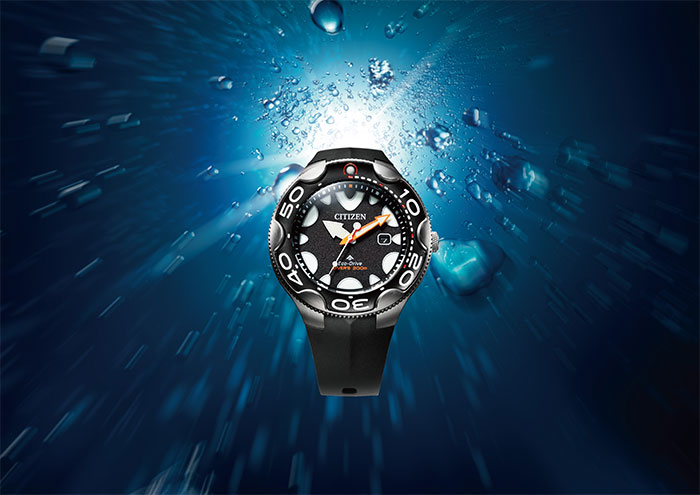 シチズン プロマスター』 オルカをデザインモチーフにしたダイバーズ