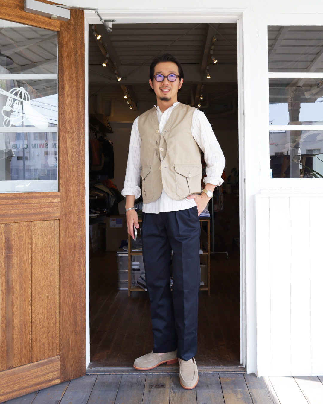 BARNSTORMER マッカーサー2 1945P NAVY – by CITRON