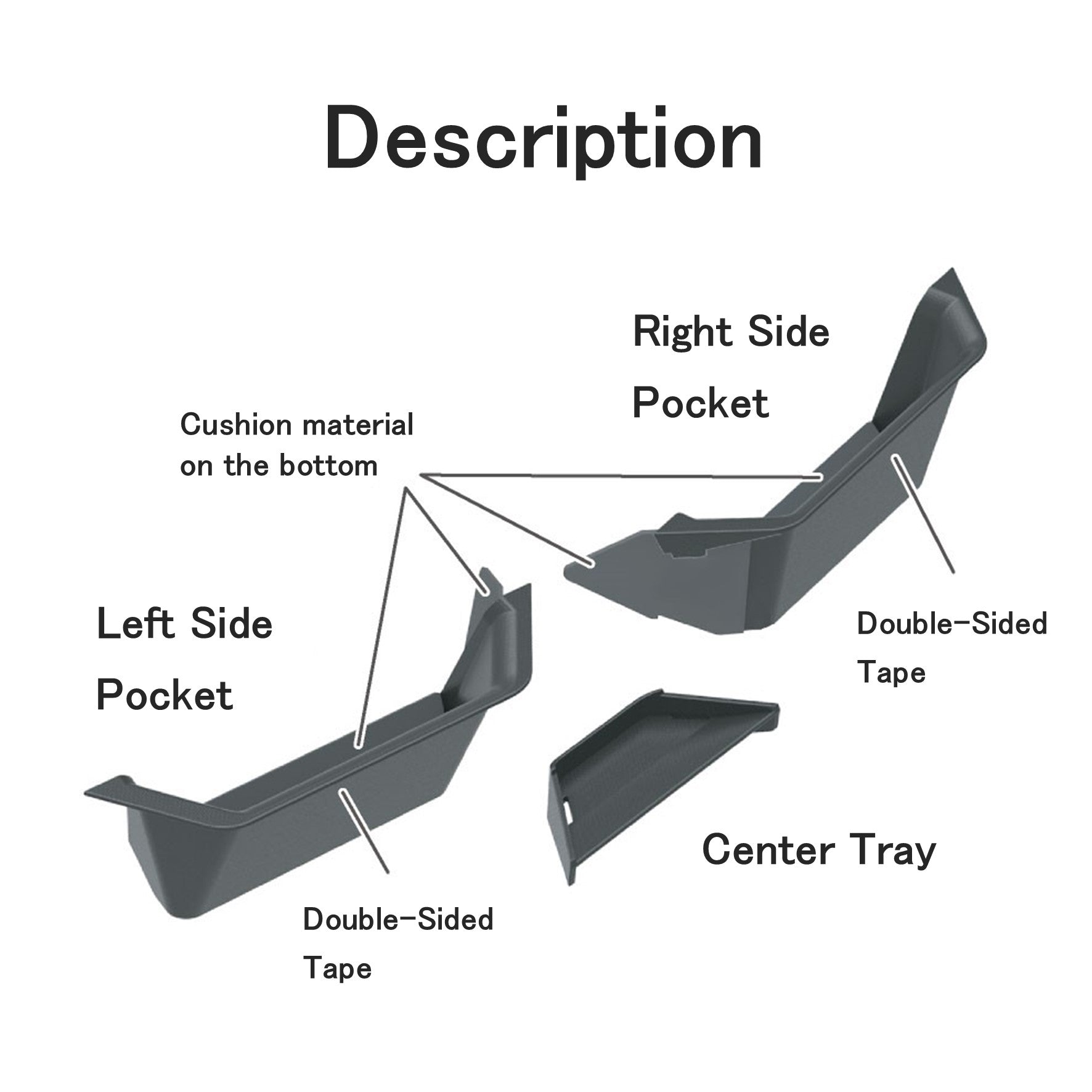 EXEA Asist Grip Pockets Jimny Sierra JB74 JB64 2018-ON from Japan