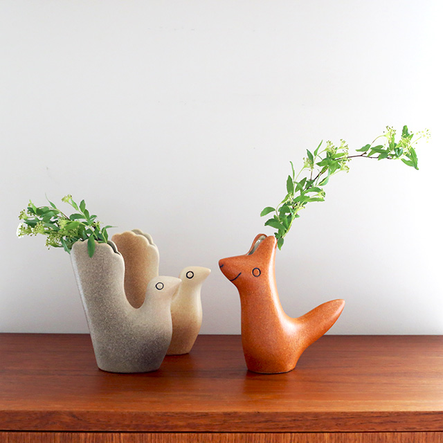 鹿児島睦 x Keramik Studion｜花瓶 En Liten Van COMFOTA 北欧雑貨店