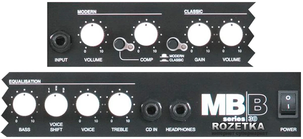 Комбопідсилювач Marshall MB30 Bass Combo Amp (A004823) – фото