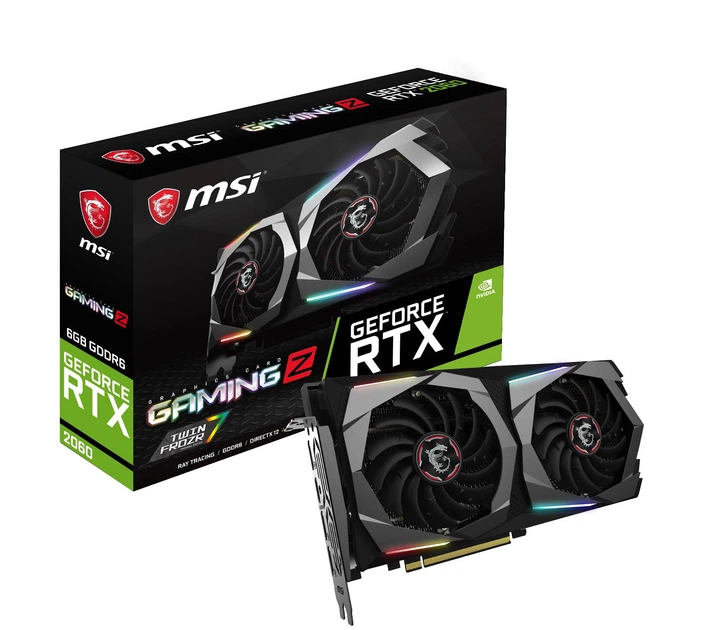 Видеокарта MSI PCI-Ex GeForce RTX 2060 Gaming Z 6G 6GB GDDR6