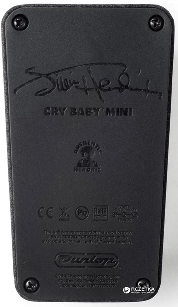 Педаль эффектов Dunlop JHM9 Jimi Hendrix CryBaby Mini Wah – фото