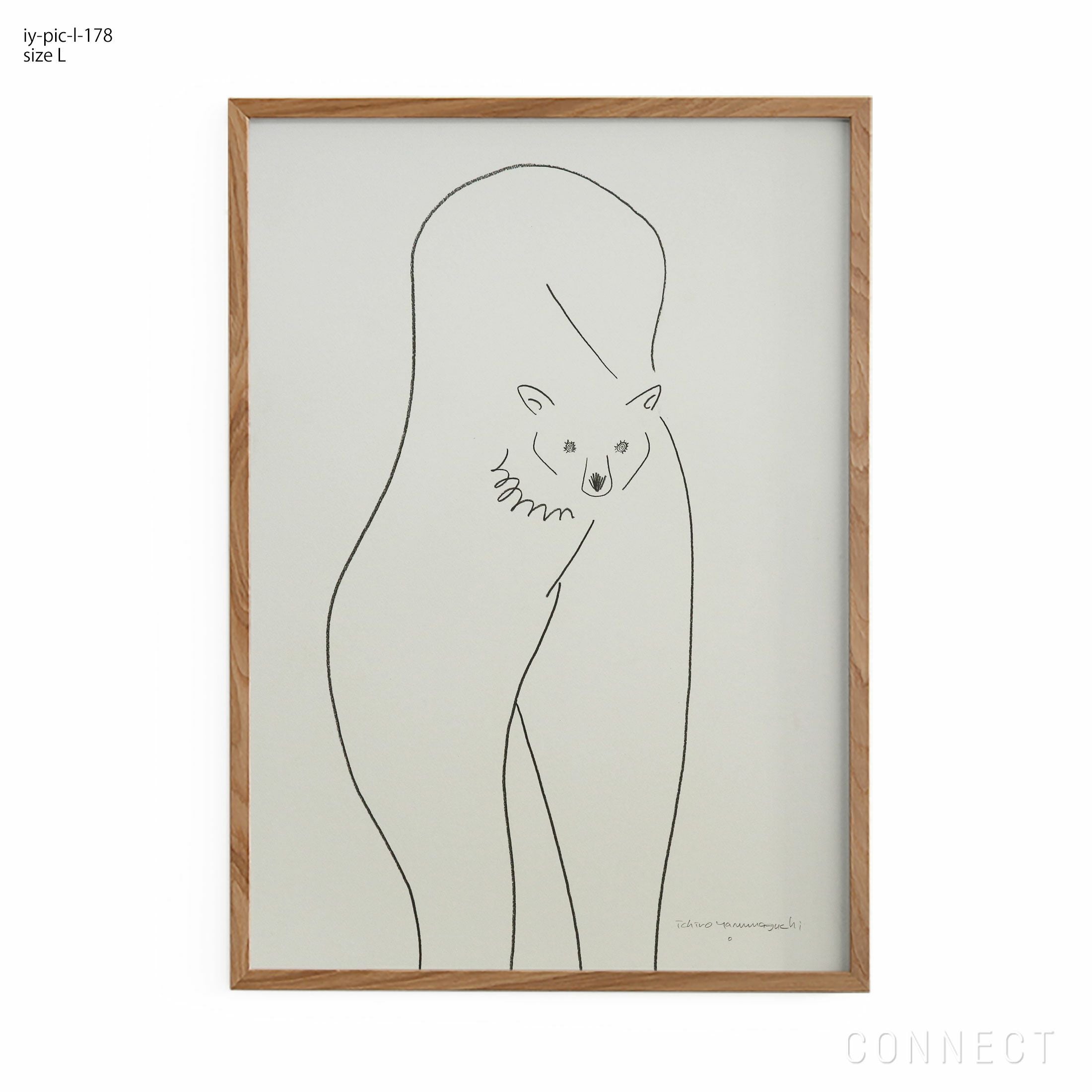 販売終了］山口一郎 / Lサイズ / ホッキョクグマ / iy-pic-l-178 | CONNECT