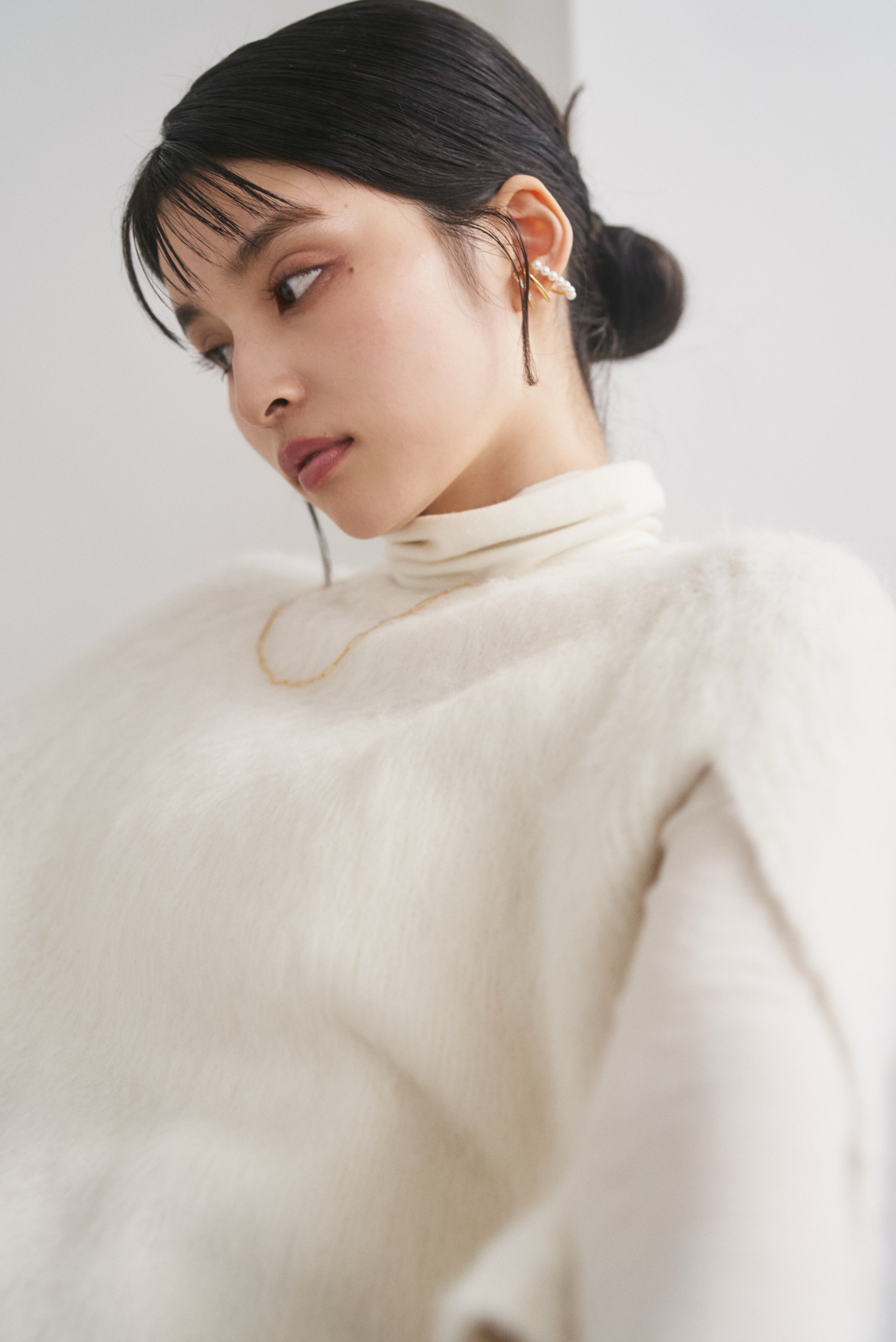 connse コンセ フォックスファーケープポンチョ フォックスファー