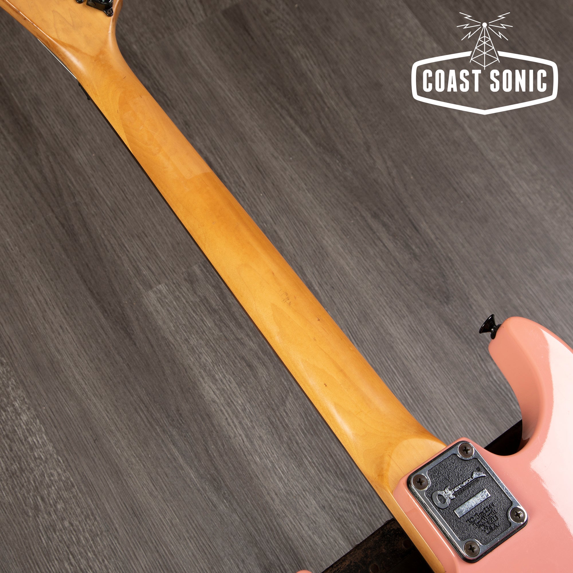 1990 Charvel by Jackson DK-065-SSH Model 3 Superstrat Shell Pink made