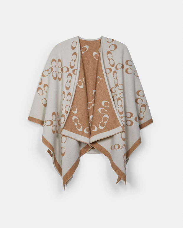 公式】コーチアウトレット | シグネチャー ポンチョ