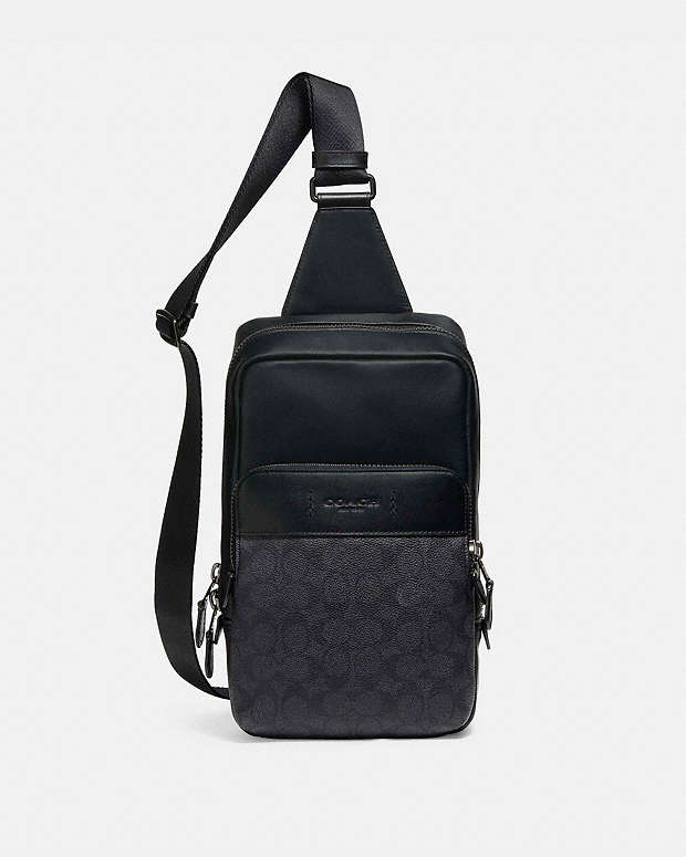 COACH® CH | Gotham Pack In Signature Canvas