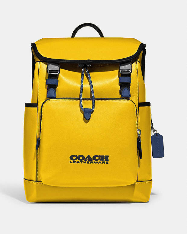 公式】COACH – コーチ | リーグ フラップ バックパック カラーブロック