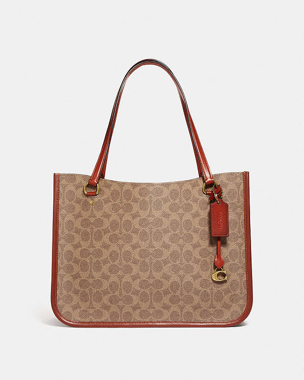 公式】COACH – コーチ | タイラー キャリーオール シグネチャー キャンバス