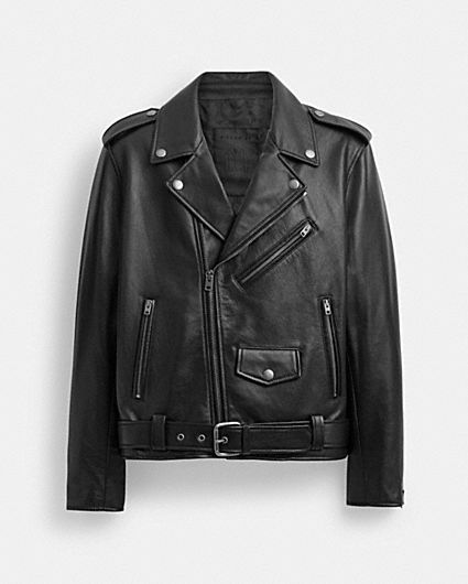 公式】COACH – コーチ | ヘリテージ C ライトウェイト レザー ジャケット