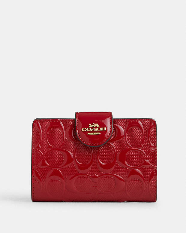 公式】コーチアウトレット | ミディアム コーナー ジップ ウォレット