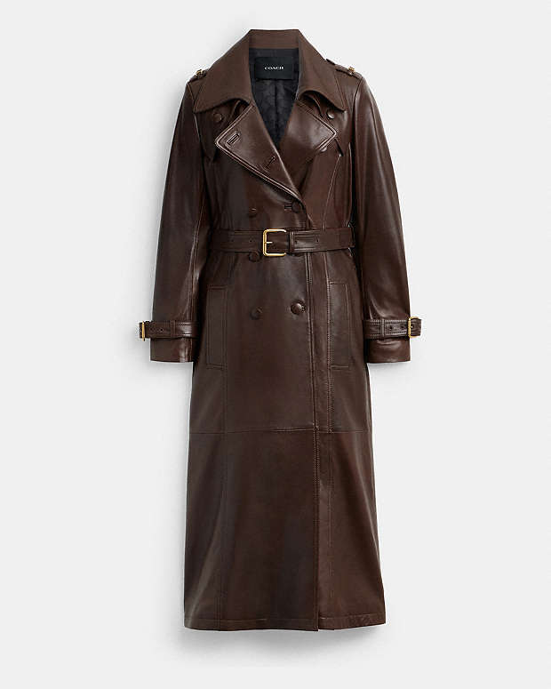 公式】COACH – コーチ | ヘリテージ C ダブル ブレステッド レザー