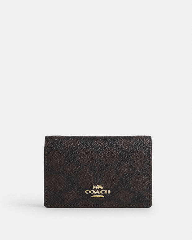 公式】コーチアウトレット | ビジネス カード ケース・シグネチャー