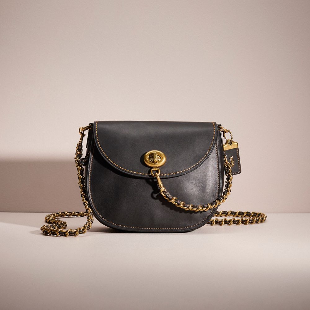 COACH® | Restored Turnlock Saddle Bag