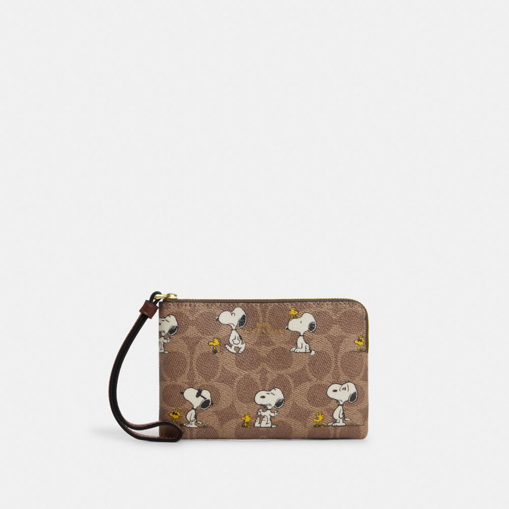 公式】コーチアウトレット | 【COACH X PEANUTS】コーナー ジップ