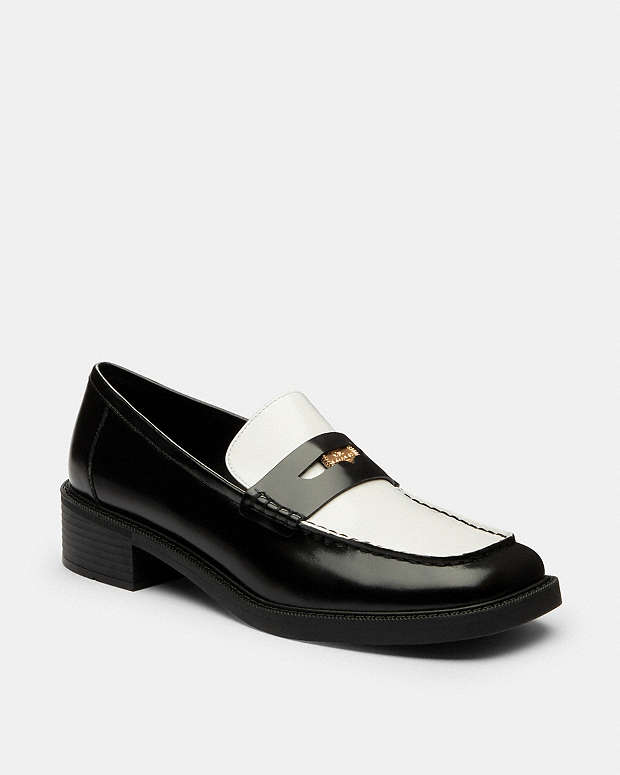 公式】コーチアウトレット | スクエア トゥ ローファー