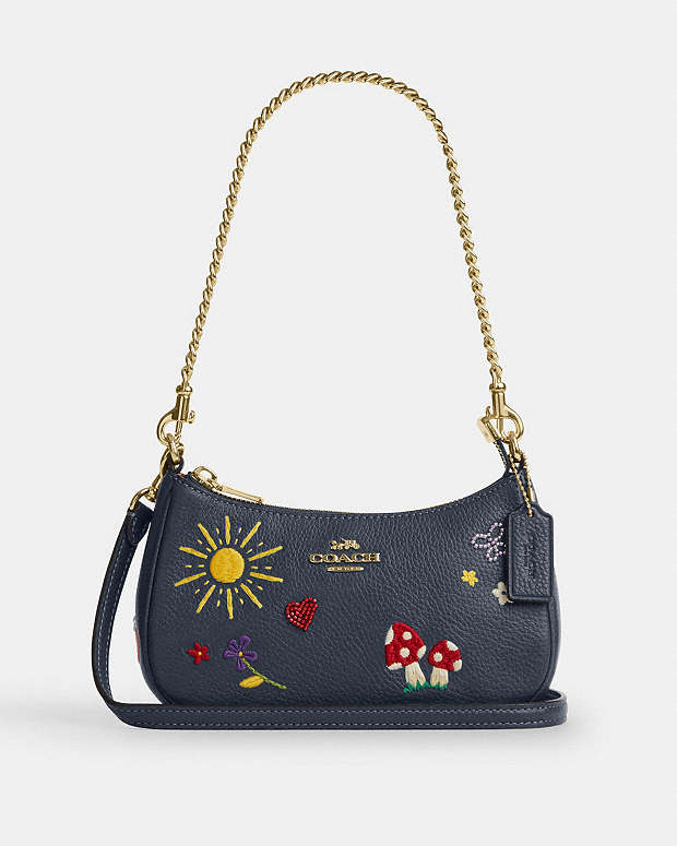 COACH® CH | Teri Mini Crossbody Bag With Embroidery