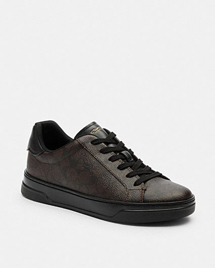 公式】COACH – コーチ | ハイ ライン スニーカー・シグネチャー キャンバス