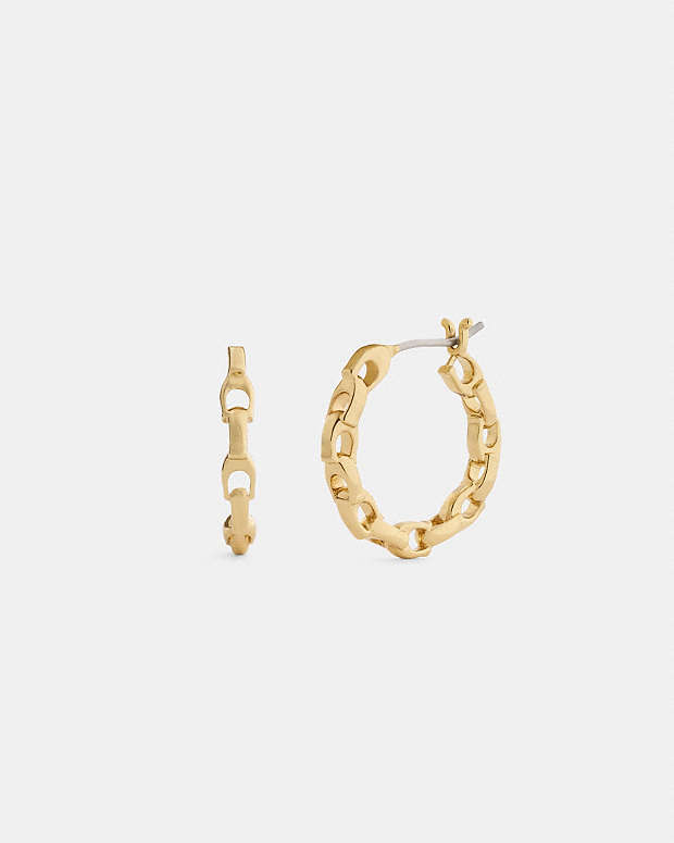 公式】COACH – コーチ | リンクド C スモール フープ ピアス