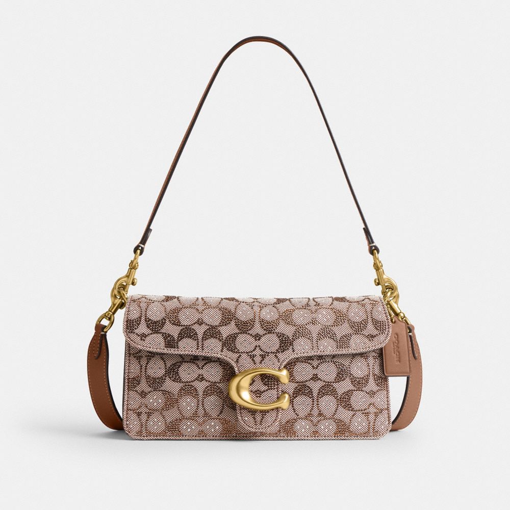 COACH® | Tabby Shoulder Bag 26 In Crystal Signature Jacquard