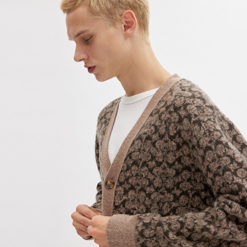 公式】COACH – コーチ | シグネチャー カーディガン