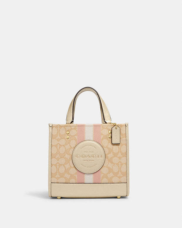 公式】コーチアウトレット | デンプシー トート 22・シグネチャー ジャ