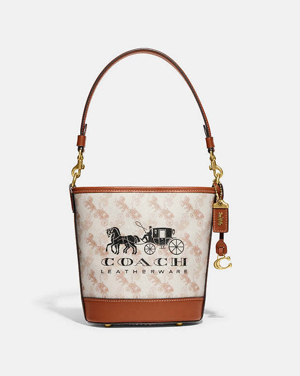 公式】COACH – コーチ | ダコタ バケット バッグ 16・ホース アンド