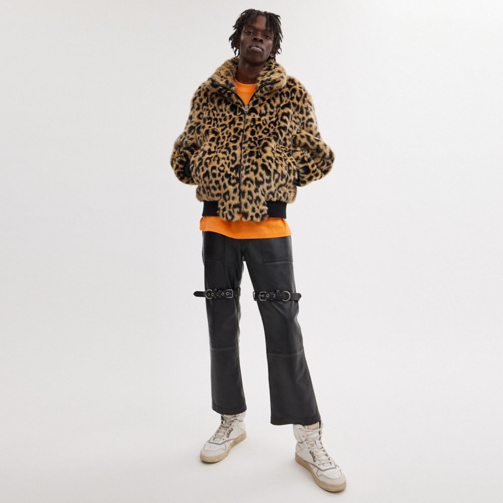 公式】COACH – コーチ | プリンテッド フェイク ファー ジャケット