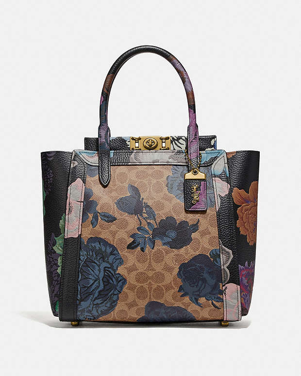 COACH® PT | Troupe Tote In Signature Canvas With Kaffe Fassett Print