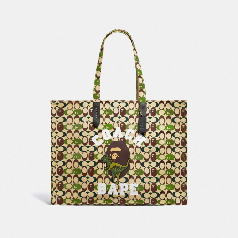 COACH® | COACH®: Bape X Coach Tote 47 In Signature Canvas With Ape