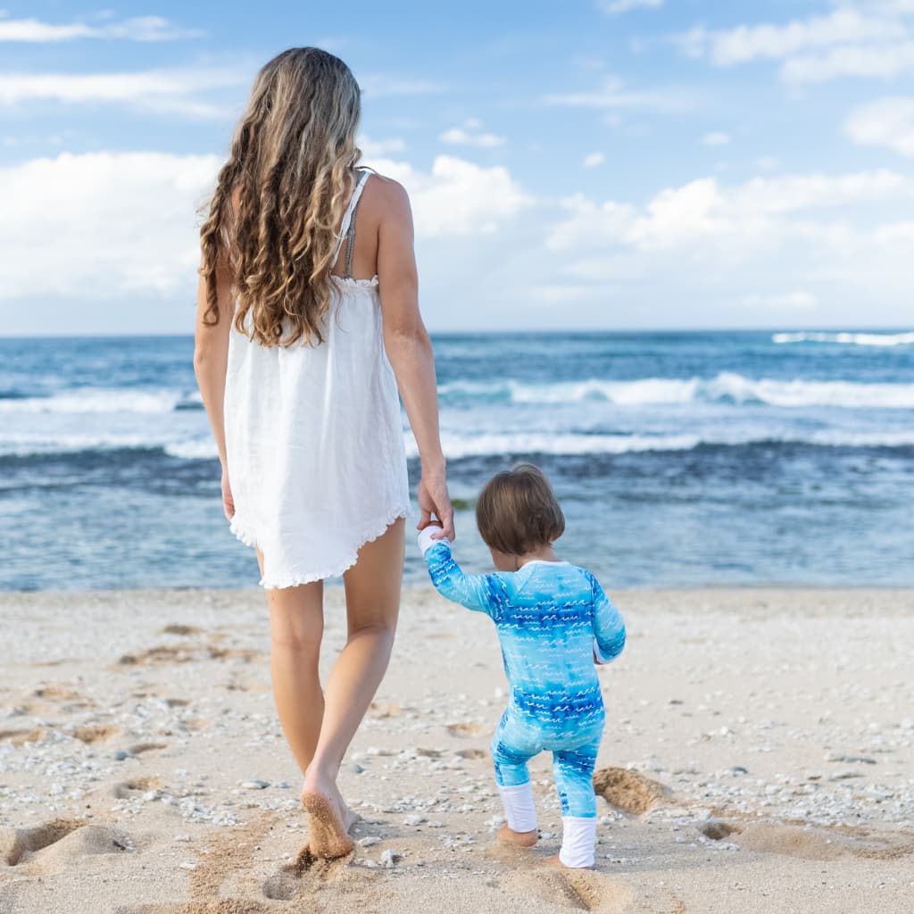Nalu Baby Coverall - Coco Moon Hawaii - Sizes 0 to 24 Months