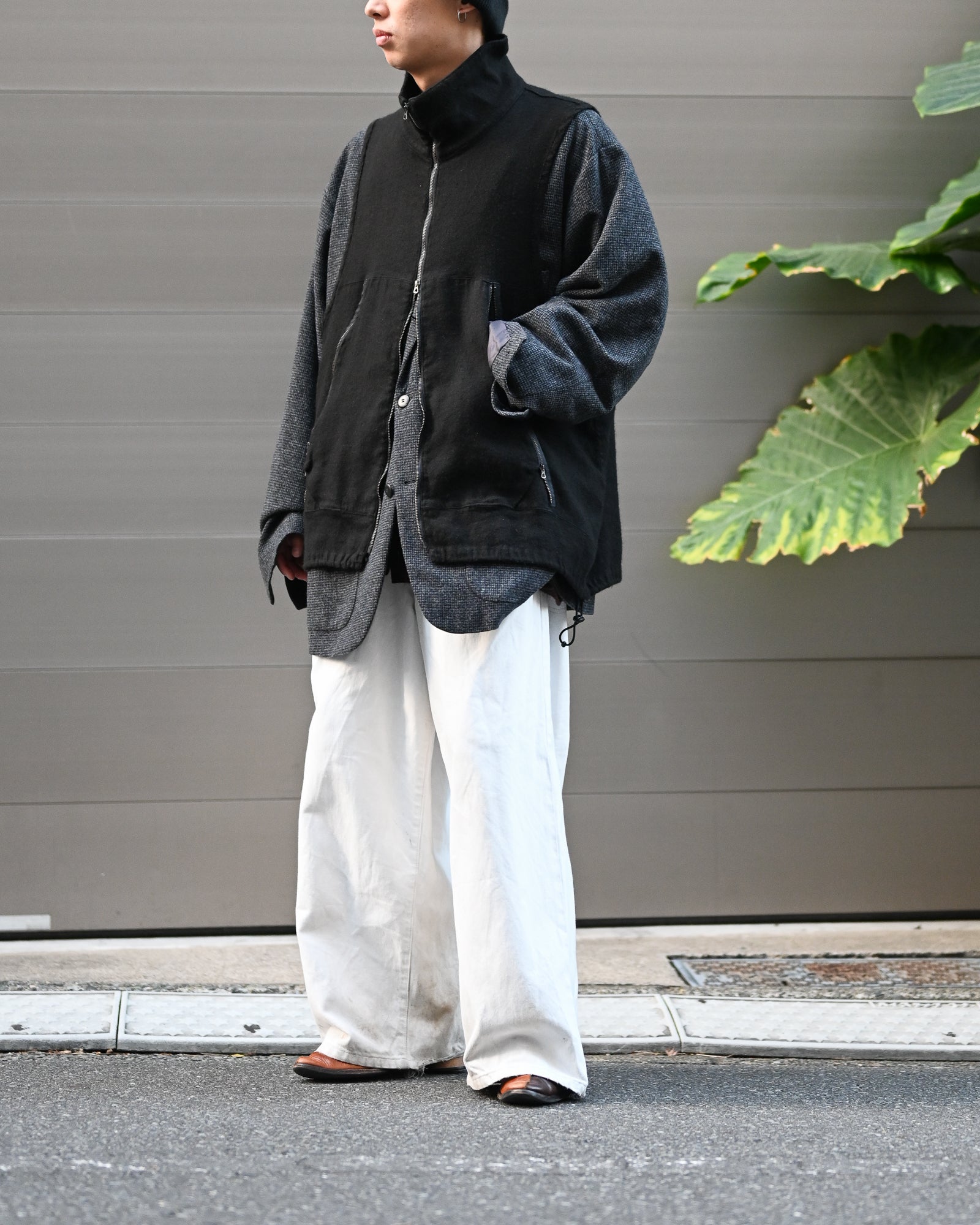 barbell object - flower vest | COELACANTH バーベルオブジェクト