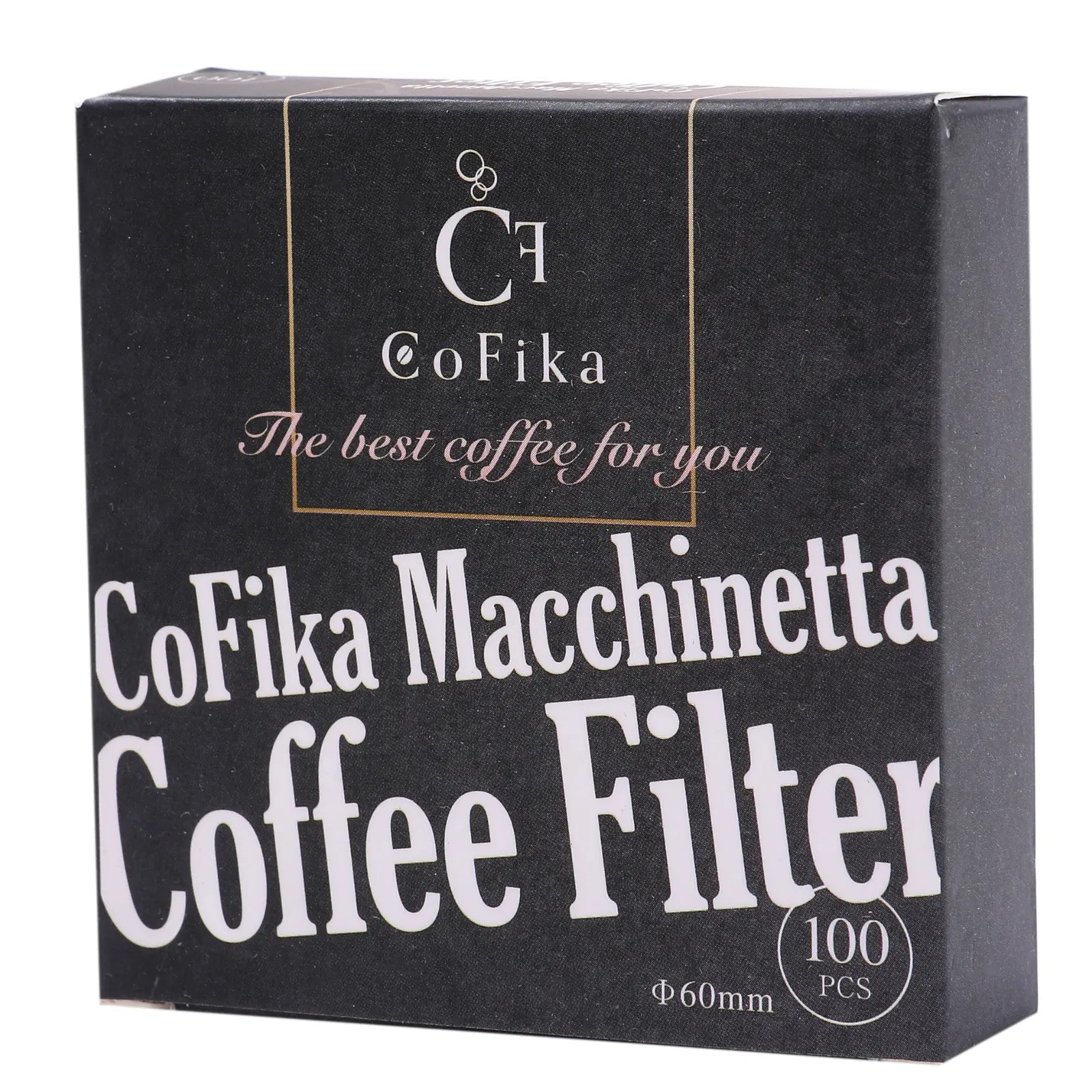 CoFika マキネッタ専用ペーパーフィルター 60mm｜ 100枚入り 2セット