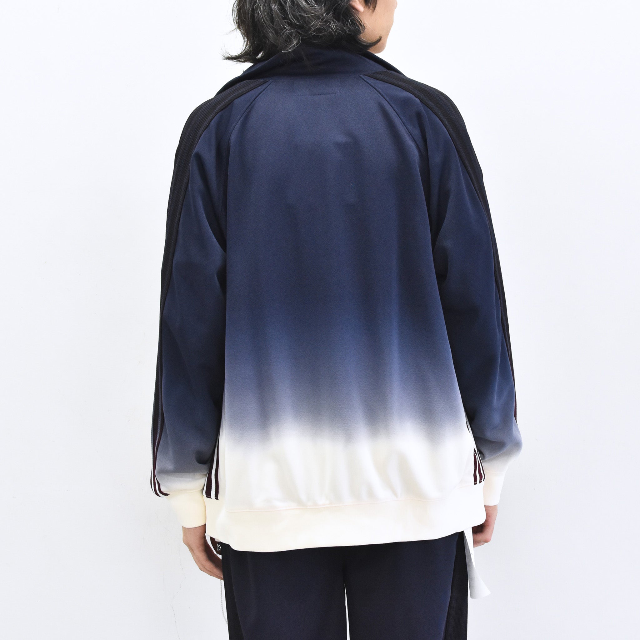 BODYSONG. / GRADIENT DYED TRACK JACKET 03 - WHITE – COFFIN