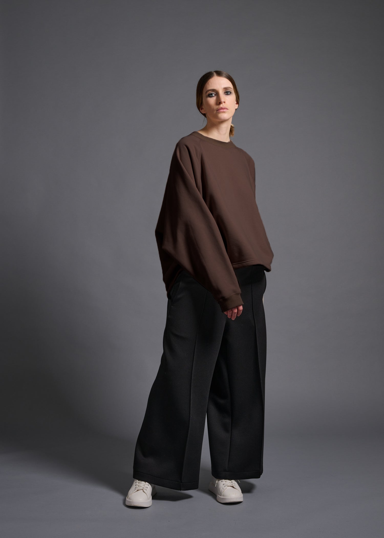 KAYA TUCKED HEM TOP, オーバーサイズスウェット, 日本製｜COGTHEBIGSMOKE