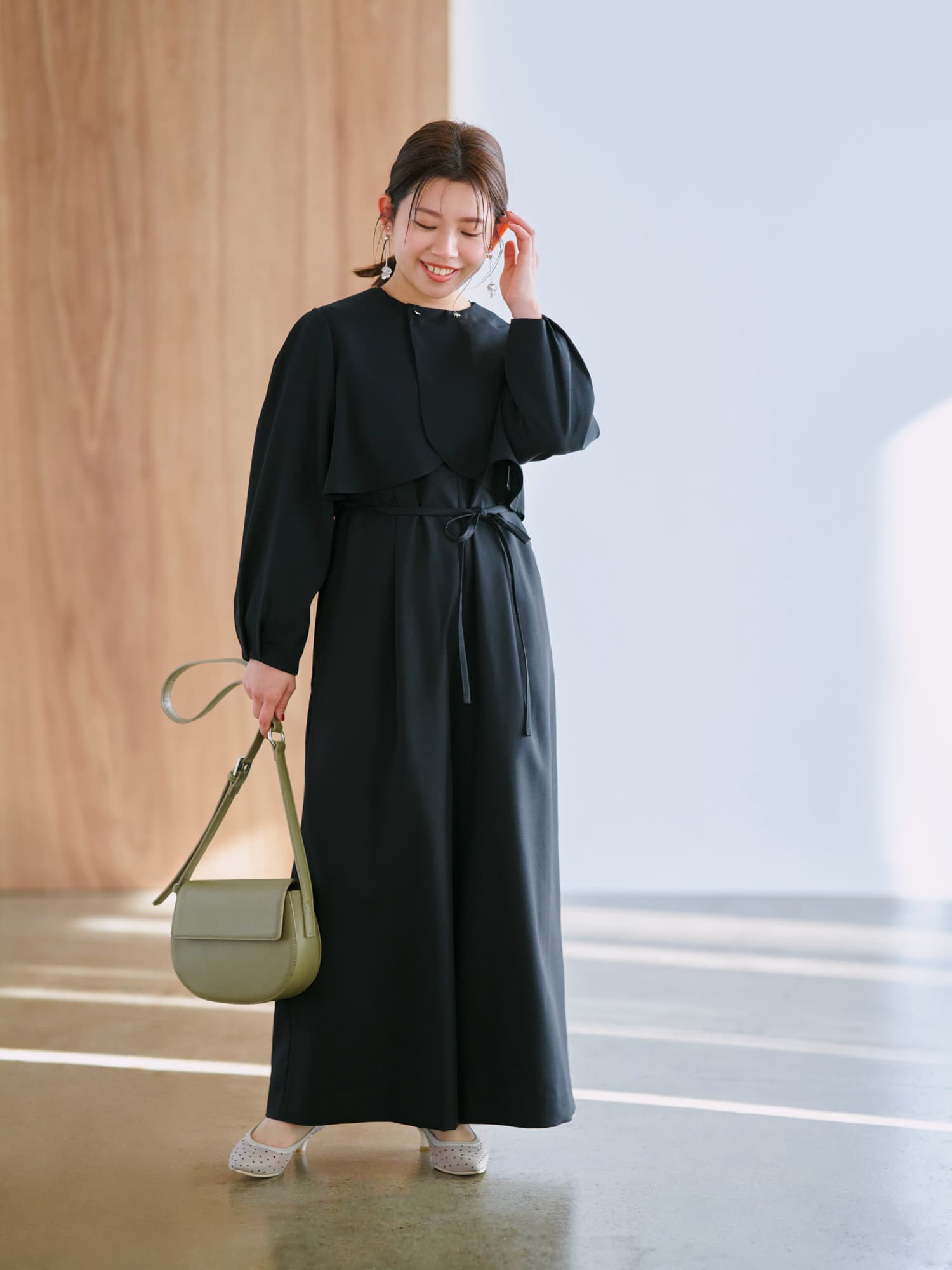 cahoさんコラボ】シフォンドッキングオールインワン-short & regular