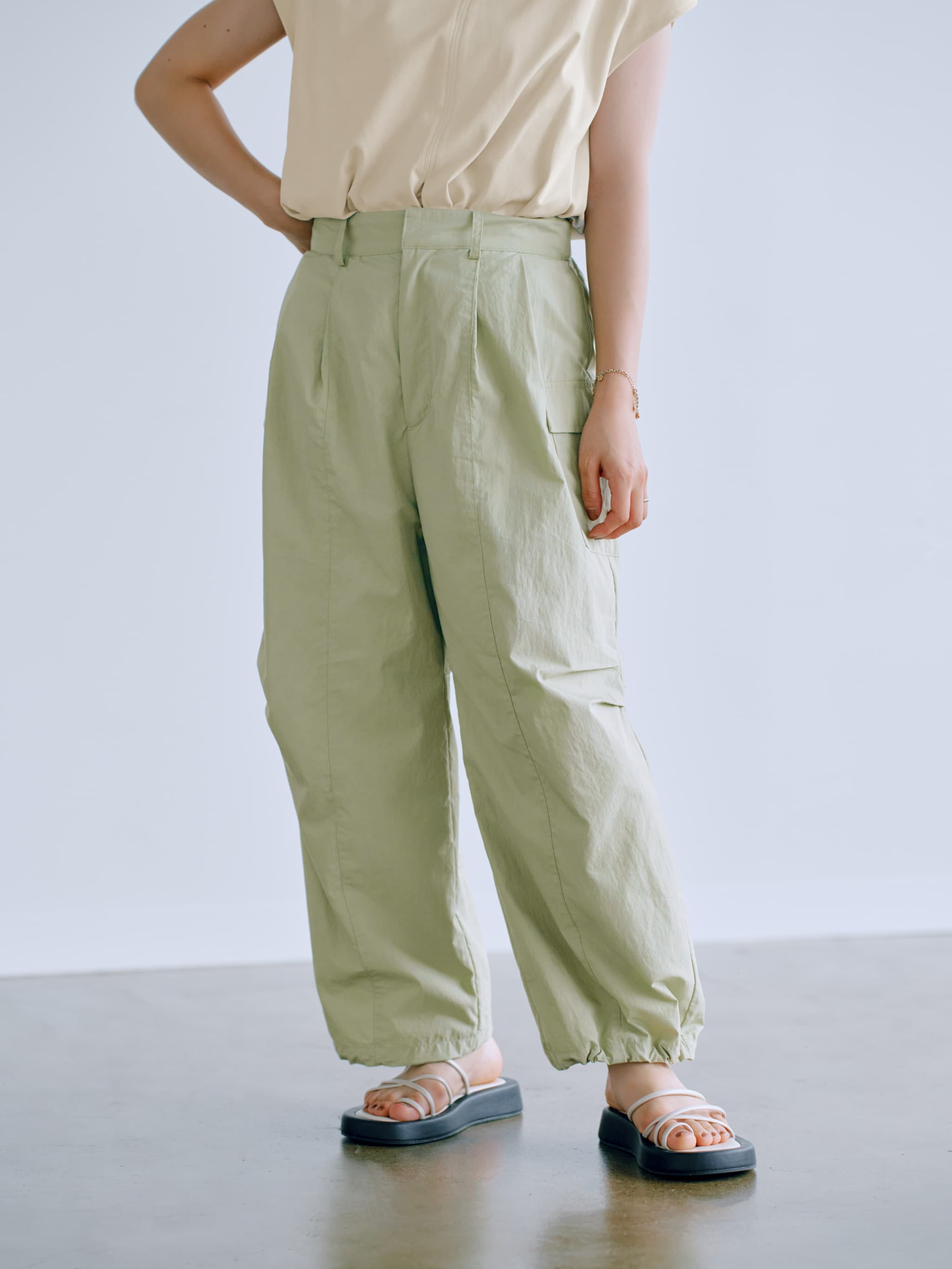 サイドポケットワークパンツ-short & regular | 小柄・低身長女性向け