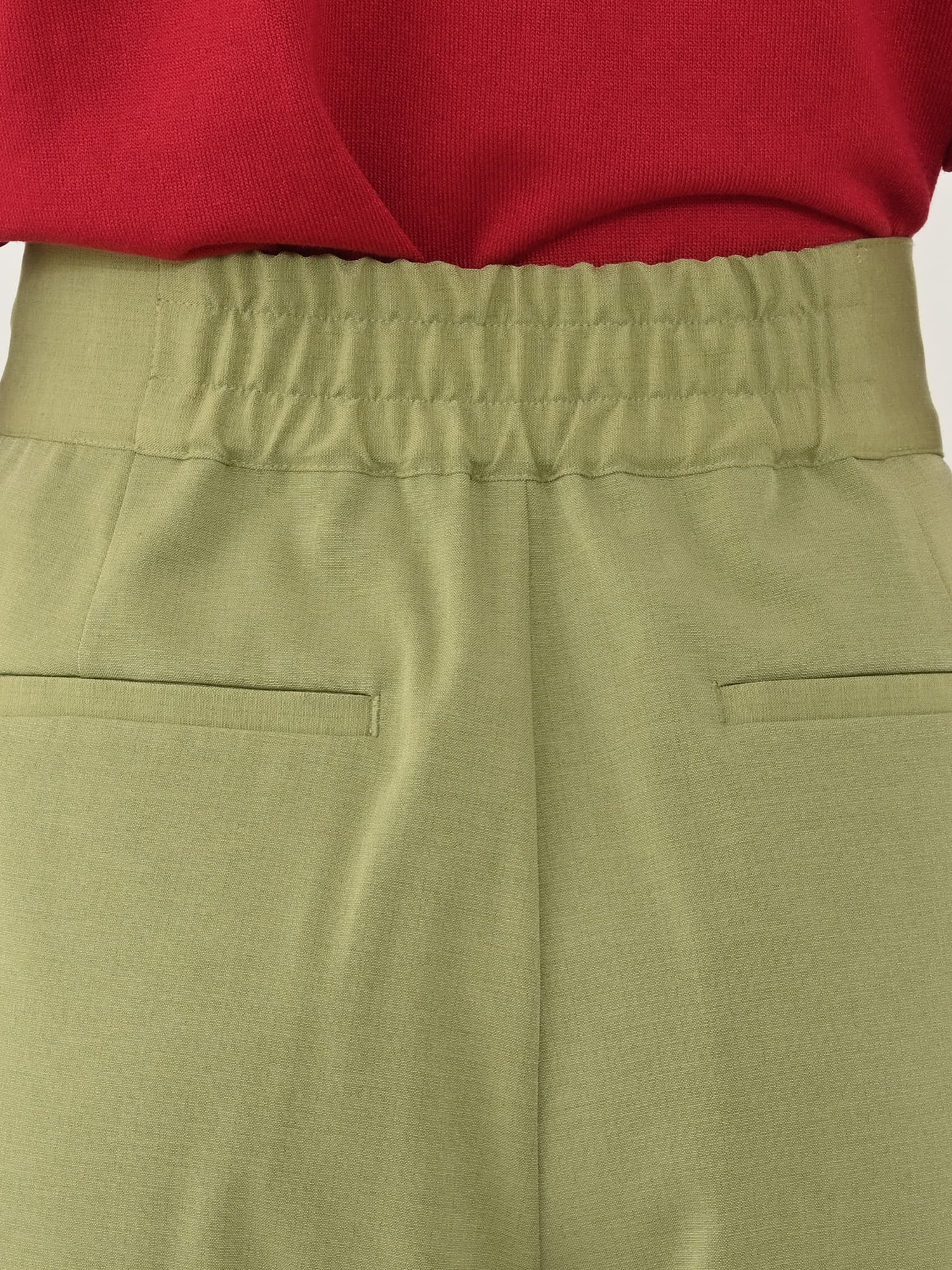 サイドベルトツータックパンツ-short & regular | 小柄・低身長女性