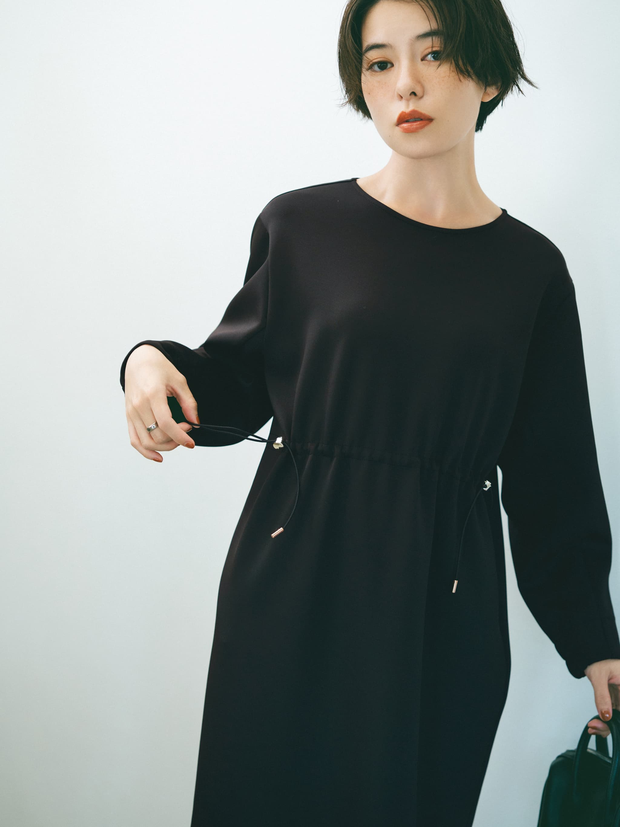 ドロストデザインダンボールワンピース-short & regular | 小柄・低