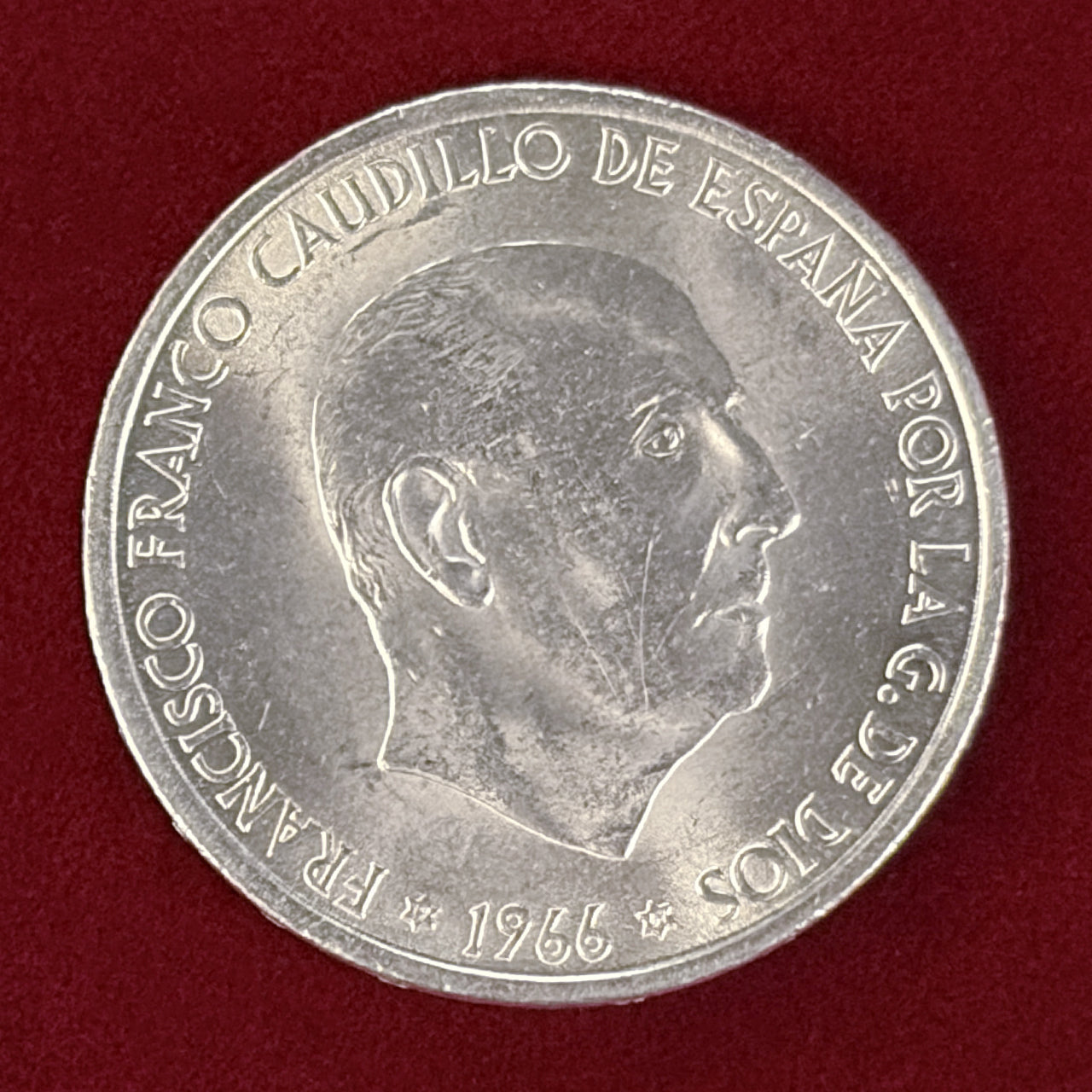 スペイン】100ペセタ 銀貨 1966［B-0000571］ – ワールドコインズ