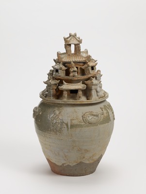 九州国立博物館 | 収蔵品データベース | 青磁神亭壺