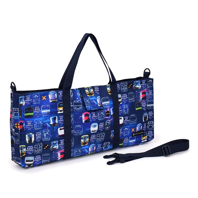 鍵盤ハーモニカケース 撥水・軽量タイプ 電車の顔コレクション（総柄